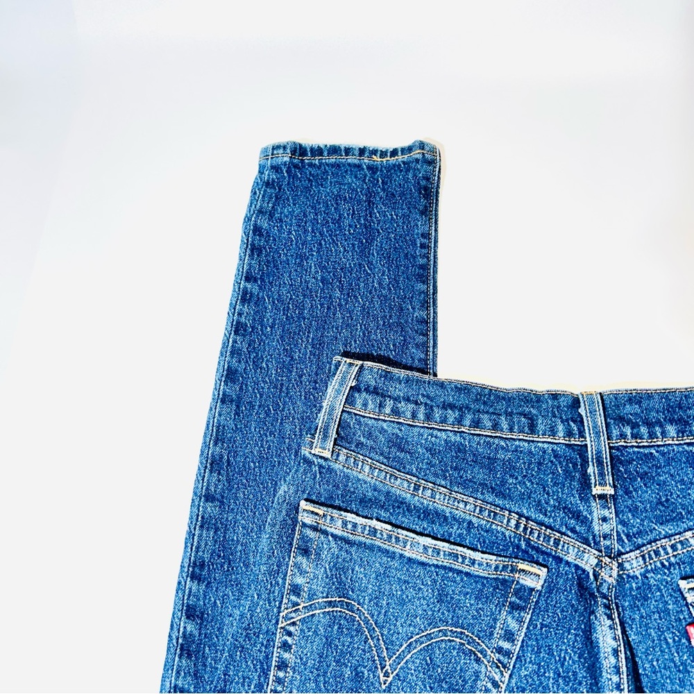 Levi’s jeans 501 Buttonfly skinny jeans high rise distressed women size 26 - Picture 9 of 10